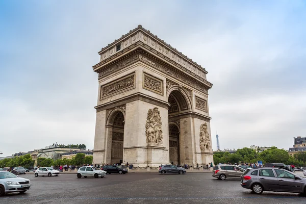 Arc de Triomphe in Parijs — Stockfoto