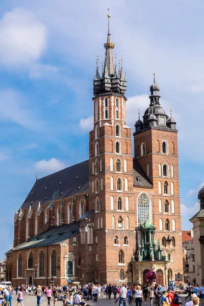 St. Mary's Church in Krakow — Stock Photo, Image