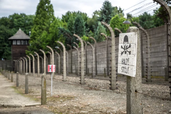 Concentration camp Auschwitz — Stock Photo, Image