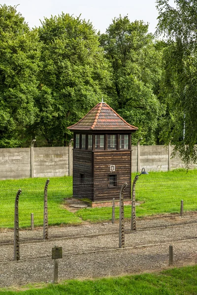 Lagărul de concentrare Auschwitz — Fotografie, imagine de stoc