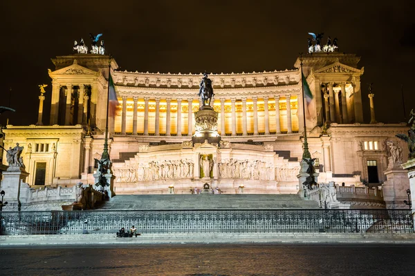 Emmanuel II monument  in Rome — Stock Photo, Image