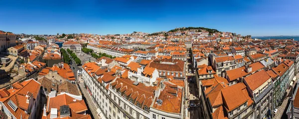 Πανόραμα της Λισαβόνας στον ορίζοντα — Φωτογραφία Αρχείου
