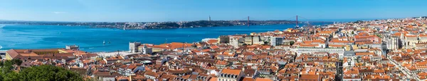 Lissabon Skyline panorama — Stockfoto