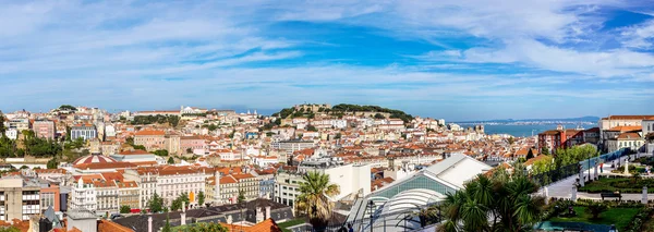 Lissabon Skyline panorama — Stockfoto