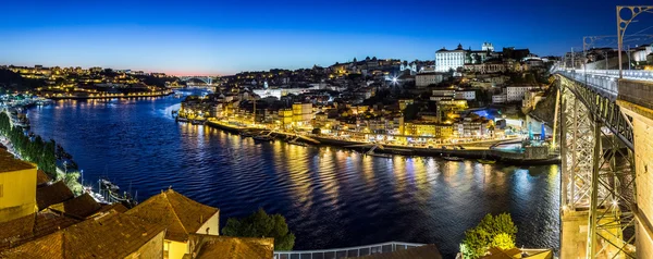 Porto Portekiz geceleri — Stok fotoğraf