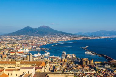 Napoli ve İtalya Vezüv Yanardağı