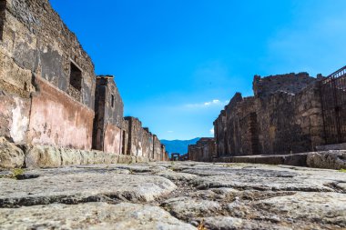 Pompeii şehri eski kalıntılar