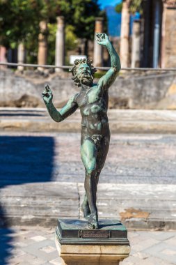 Pompeii şehri heykeli
