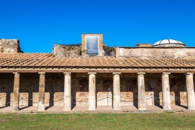 Pompeii şehri eski kalıntılar