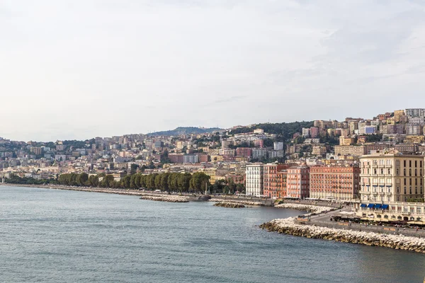 Nápoles panorama en Italia — Foto de Stock