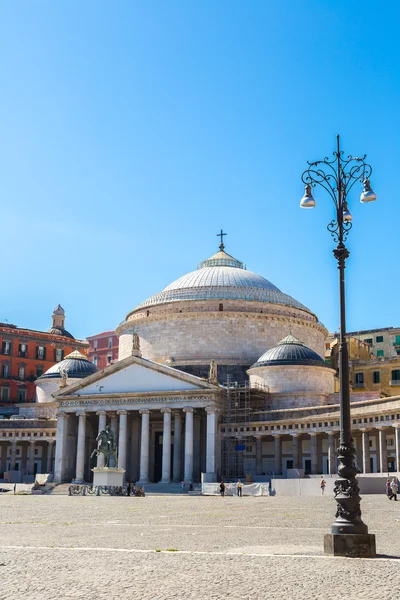 Сан Франческо ді Паола в Неаполі — стокове фото