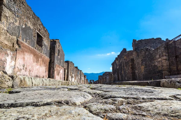 Staré ruiny města Pompeje — Stock fotografie