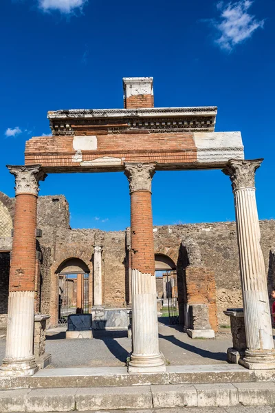 Oude ruïnes van Pompeii stad — Stockfoto