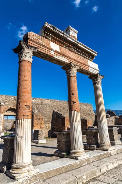 Staré ruiny města Pompeje — Stock fotografie