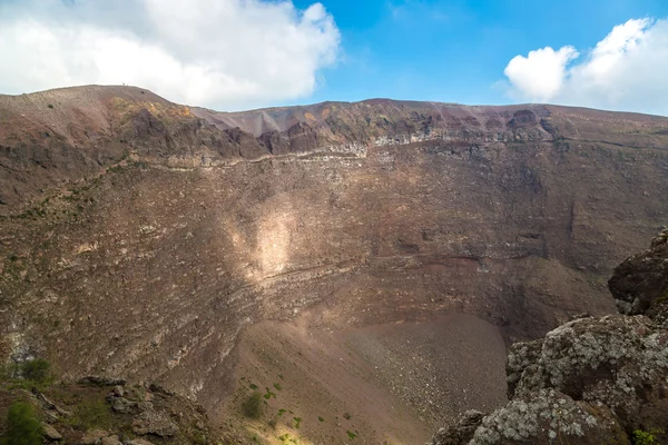 Vesuvius vulkaan krater — Stockfoto