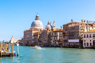 Venedik, İtalya 'daki Kanal Grande