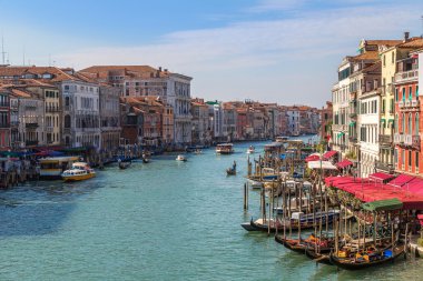 Venedik, İtalya 'daki Kanal Grande