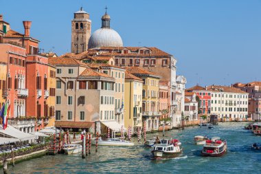 Venedik, İtalya 'daki Kanal Grande