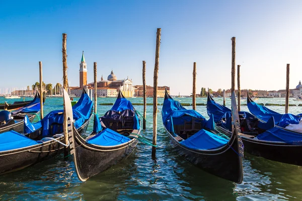 Gondels in Venetië, Italië — Stockfoto