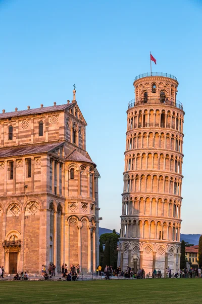 Піза собору і вежі, Італія — стокове фото