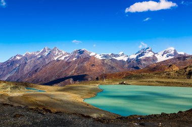 Alp dağ ve göl İsviçre
