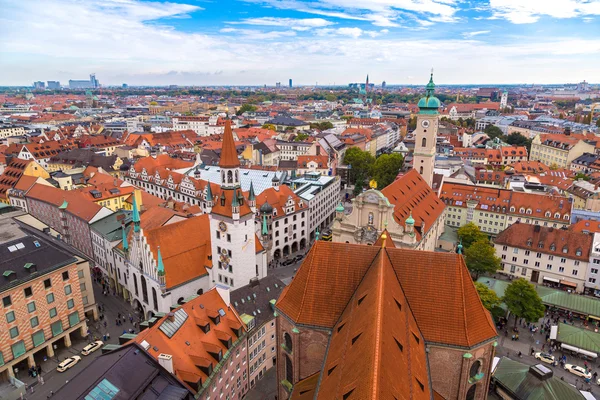 Вид з висоти Мюнхена — стокове фото