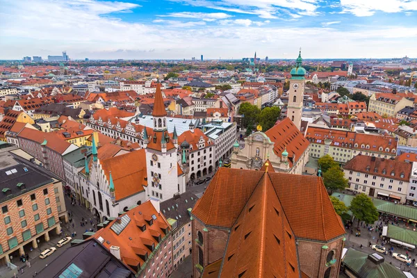 Vue aérienne de Munich — Photo