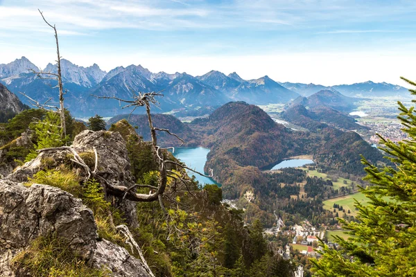 Альпы и озера Германии — стоковое фото