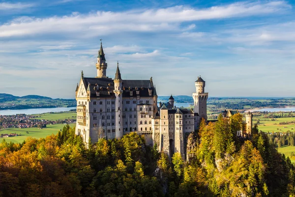 Kasteel Neuschwanstein in Gernamy — Stockfoto