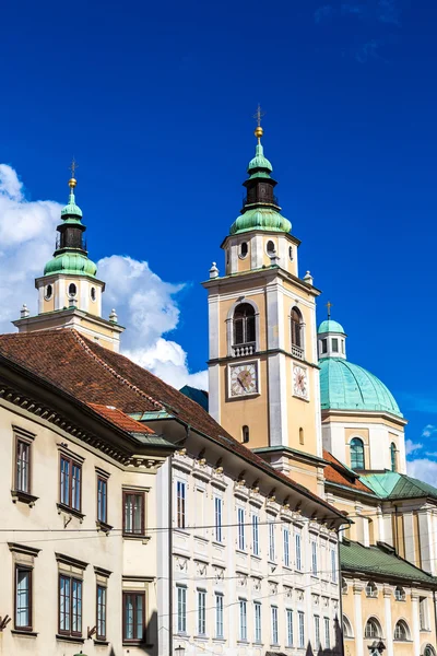 Ljubljana Nicholas Church — Stock Photo, Image