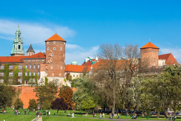 Wawel slott i Krakow — Stockfoto