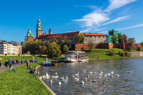 Zamek na Wawelu w Krakowie — Zdjęcie stockowe