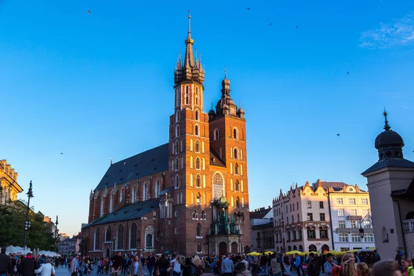 St. Mary's Church in Krakow — Stock Photo, Image