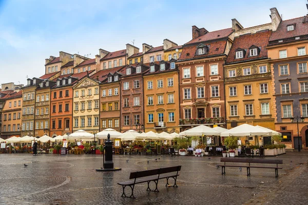 Rynek starego miasta w Warszawie — Zdjęcie stockowe