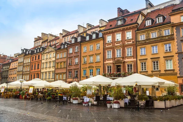 Rynek starego miasta w Warszawie — Zdjęcie stockowe