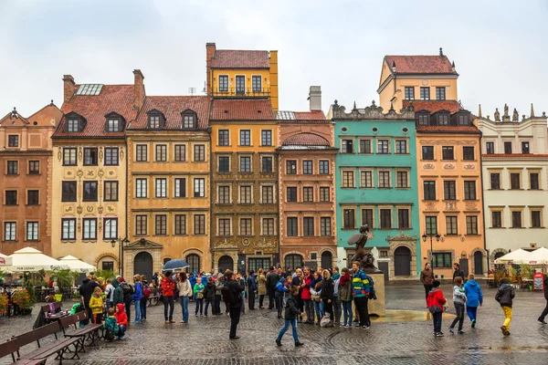 Plaza del casco antiguo en Warsaw — Foto de Stock