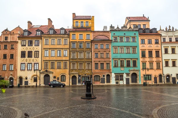 ワルシャワの旧市街広場は — ストック写真