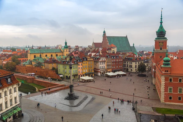 Панорамним видом на Варшаву — стокове фото