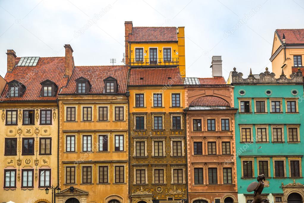 Old town square in Warsaw