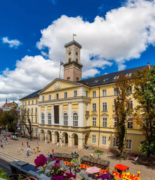 Lvivs historiska centrum i Ukraina — Stockfoto