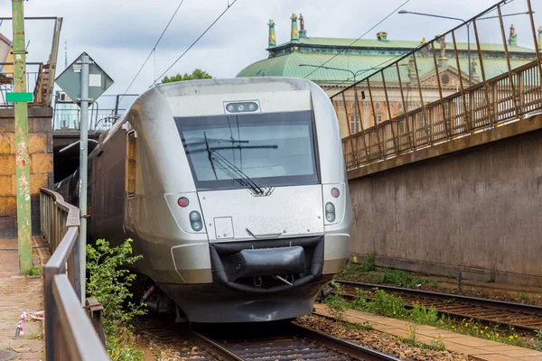 Modern  train in Sweden — Stock Photo, Image