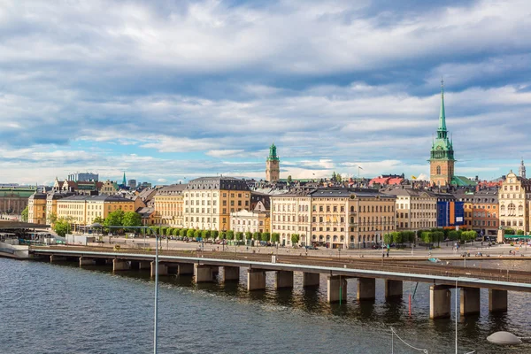 Gamla Stan část Stockholmu — Stock fotografie