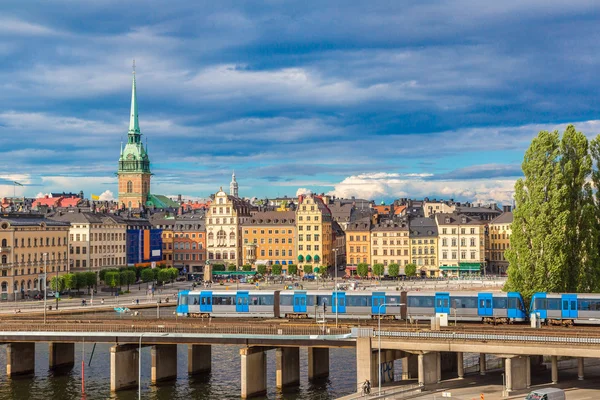 Gamla Stan část Stockholmu — Stock fotografie