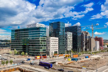 Oslo Opera Binası çatıdan görüntülemek