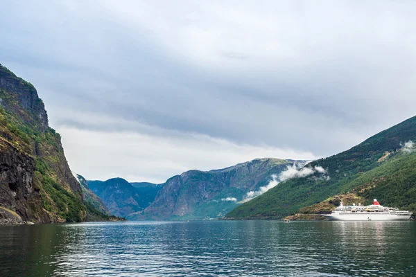 Landscape view to Sognefjord — Stock Photo, Image