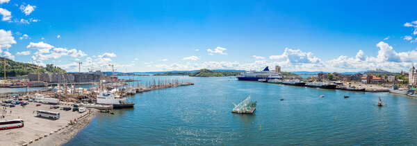 Oslo skyline and harbor