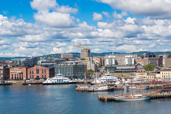 Oslo skyline and harbor — Stock Photo, Image