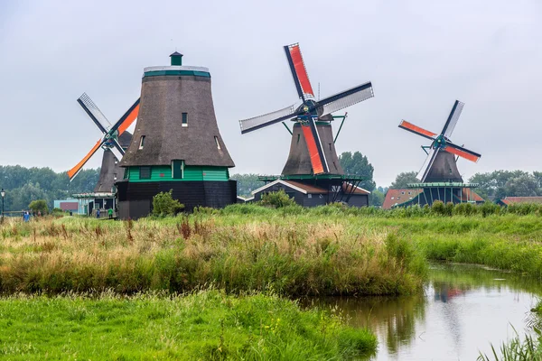 Mulini a vento in Olanda — Foto Stock