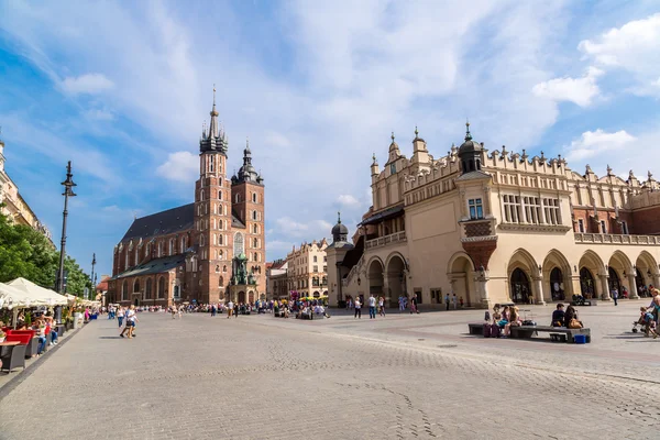 St. Mary Kilisesi Krakow 'da. — Stok fotoğraf