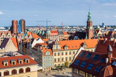 Wroclaw 'daki Pazar Meydanı